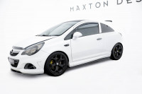 Seitenschweller Ansatz Fürs Opel Corsa D OPC/VXR Schwarz Hochglanz