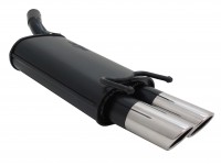 Novus Sportauspuff passend für Opel Corsa B 2x76mm SR-Design Novus Sportauspuff passend für Opel Corsa B 2x76mm SR-Design