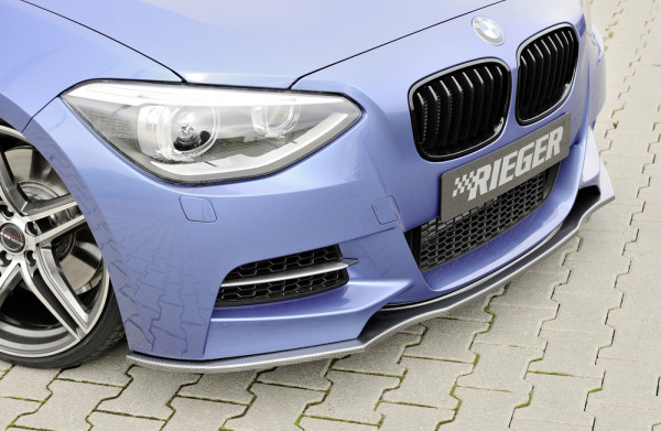 Rieger Spoilerschwert carbon look für BMW 1er F20 (1K4) Lim. / 4-tür. 09.11-03.2015 (bis Facelift)