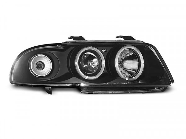 Scheinwerfer Angel Eyes schwarz passend für Audi A4 11.94-12.98