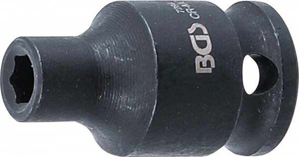 Kraft-Steckschlüssel-Einsatz Sechskant | Antrieb Innenvierkant 6,3 mm (1/4") | SW 4 mm