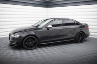 Seitenschweller Ansatz Für V.1 Für Audi S4 / A4 / A4 S-Line Limousine / Avant B8 / B8 Facelift Schwa
