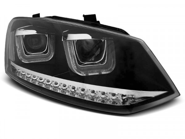 Scheinwerfer U-LED grau passend für VW Polo 6r 09-03.14