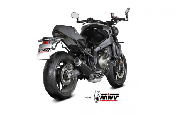 MIVV DELTA RACE Edelstahl Schwarz passend für Yamaha XSR 900 / XSR 900 GP 22–25