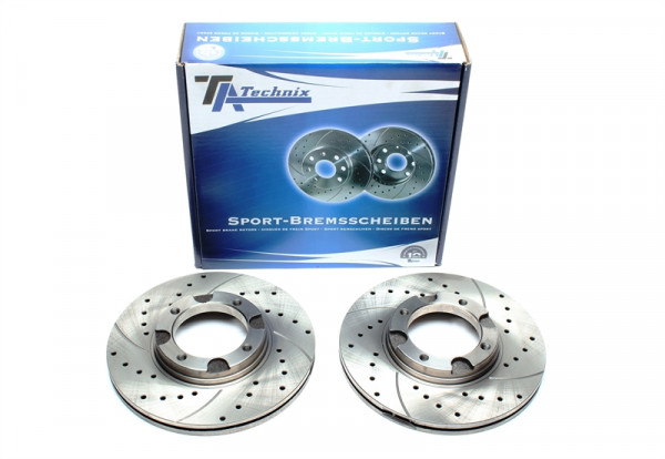 TA Technix Sport Bremsscheiben Satz Vorderachse passend für Hyundai Accent I / Accent Stufenheck / P