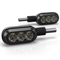 DENALI T3 Hintere Switchback / Lauflicht LED M8 Blinker (Paar) DENALI T3 Hintere Switchback / Lauflicht LED M8 Blinker (Paar)
