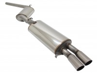 Novus Sportauspuff Anlage passend für VW Golf 2 16V Look 2x60mm Novus Sportauspuff Anlage passend für VW Golf 2 16V Look 2x60mm