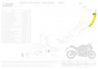 MIVV Verbindungsrohr passend für Honda CB 650 R / CBR 650 R 19-21 MIVV Verbindungsrohr passend für Honda CB 650 R / CBR 650 R 19-21