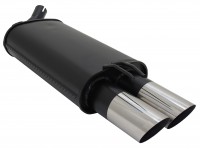 Novus Sportauspuff passend für Renault Twingo C06 2x76mm MS-Design Novus Sportauspuff passend für Renault Twingo C06 2x76mm MS-Design