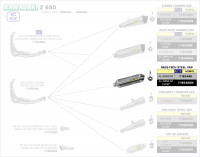 Arrow Race-Tech Endschalldämpfer Aluminium Schwarz passend für Kawasaki Z 650 / Versys 650 17-22 Arrow Race-Tech Endschalldämpfer Aluminium Schwarz passend für Kawasaki Z 650 / Versys 650 17-22