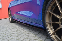 CUP3 Seitenschweller für Ford Focus DEH ST-Line Bj. 2018- Ausführung: Matt schwarz