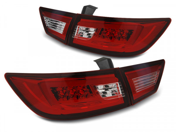 Renault Clio Iv 13-16 Schrägheck LED BAR rot Weiß