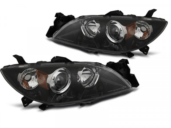 Scheinwerfer Mazda 3 03-09 Schwarzes Xenon