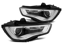 Scheinwerfer Röhrenlicht DRL schwarz passend für Audi A3 8V 12-16 Scheinwerfer Röhrenlicht DRL schwarz passend für Audi A3 8V 12-16