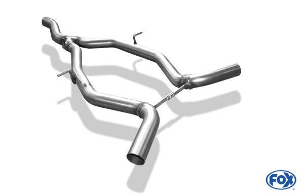 FOX Vorschalldämpferersatzrohr passend für Mercedes E-Klasse A207 4-Zylinder Facelift