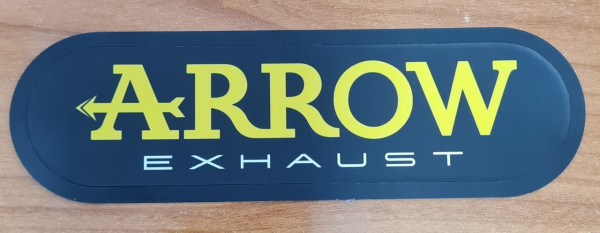 Arrow Aufkleber 135x35 Schwarz hitzebeständig