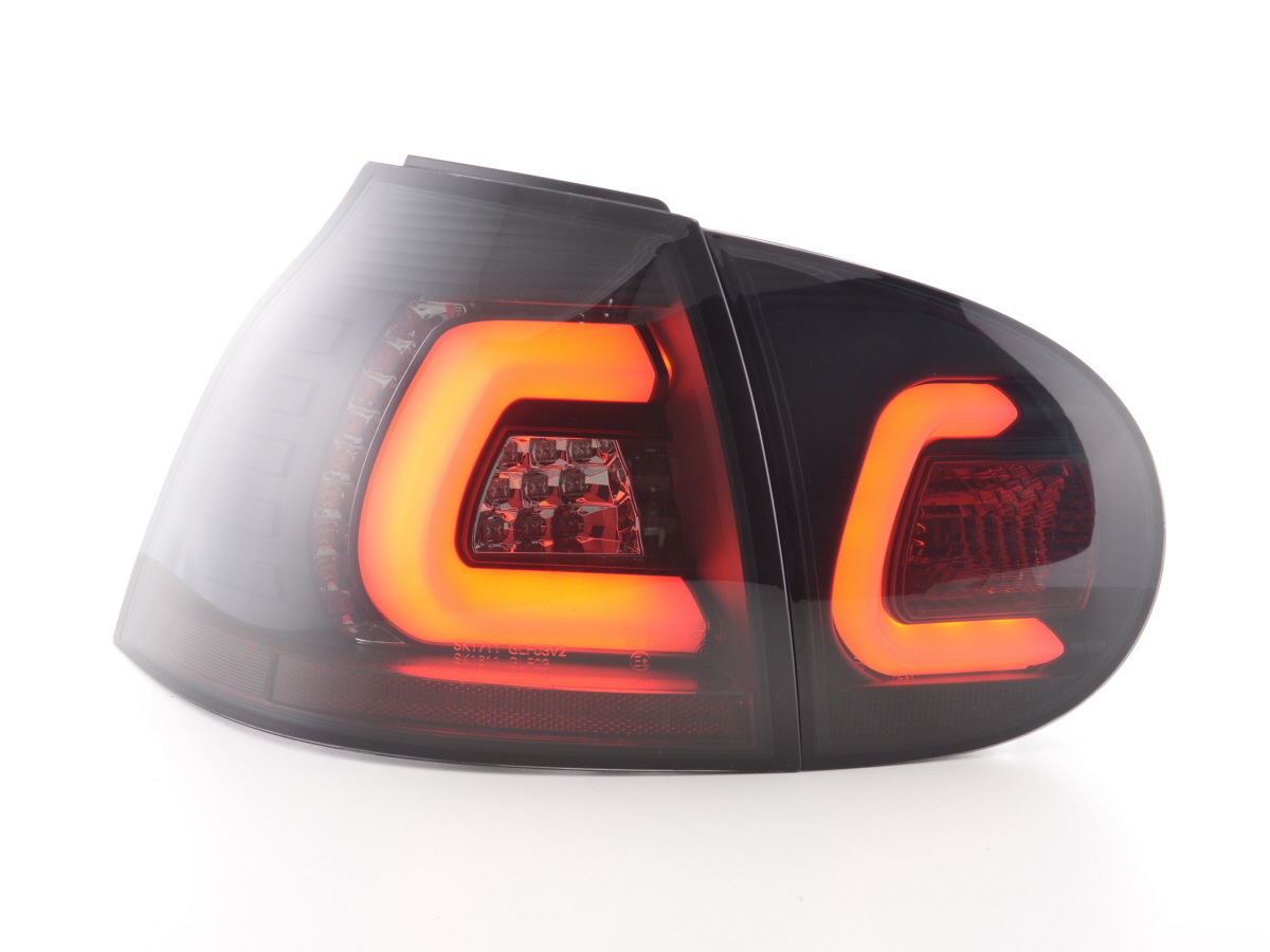 LED Rückleuchten Set VW Golf 5 03-08 schwarz, Rückleuchten, Fahrzeugbeleuchtung, Auto Tuning