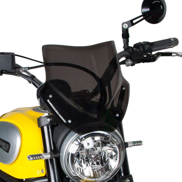 Barracuda Windschild Aerosport Plexiglas für Ducati Scrambler 2015 - 2017