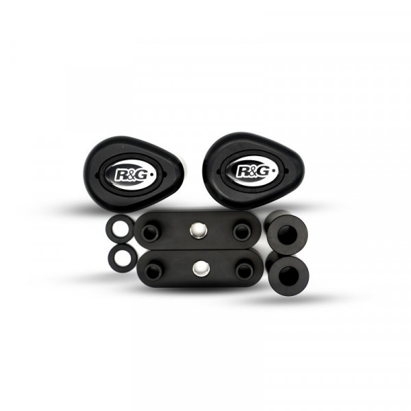 R&G Sturzpads No Cut passend für KTM Duke 125 / 390, Husqvarna Svartpilen / Vitpilen 401 ab 2024