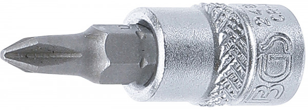 Bit-Einsatz | Antrieb Innenvierkant 6,3 mm (1/4") | Kreuzschlitz PH1