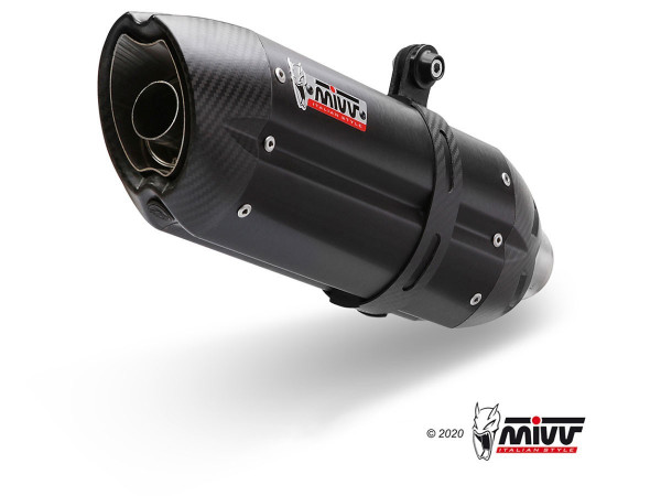 MIVV Suono Edelstahl Schwarz Yamaha MT-09-SP-FZ-09 13-20