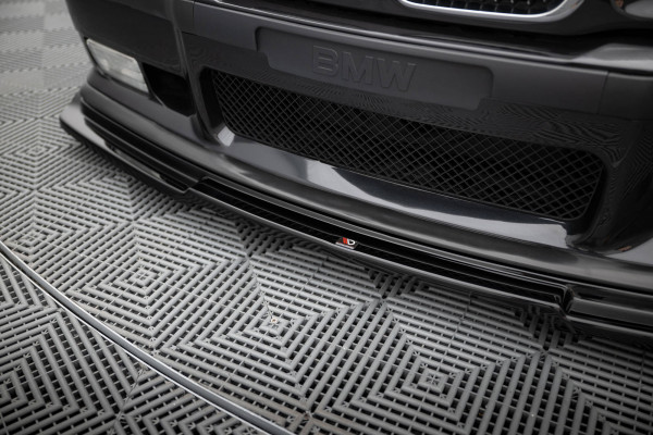 Front Ansatz V.1 Für BMW M3 / 3 M-Paket E36 Coupe Schwarz Hochglanz