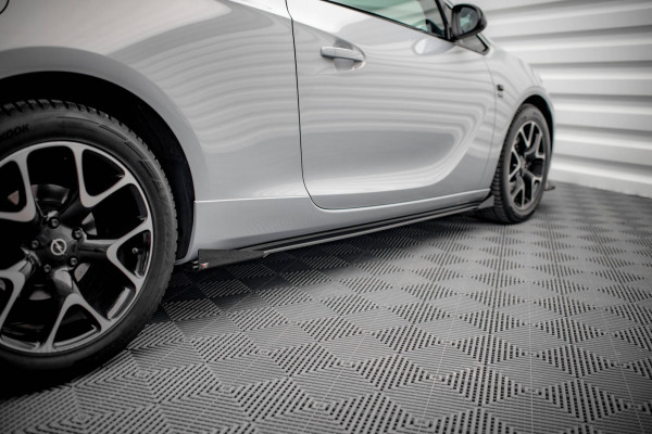 Street Pro Seitenschweller Ansatz + Flaps passend für Opel Astra GTC OPC-Line J