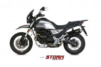 Storm by MIVV OVAL Endschalldämpfer schwarz passend für Moto Guzzi V85 TT 19-22 Storm by MIVV OVAL Endschalldämpfer schwarz passend für Moto Guzzi V85 TT 19-22