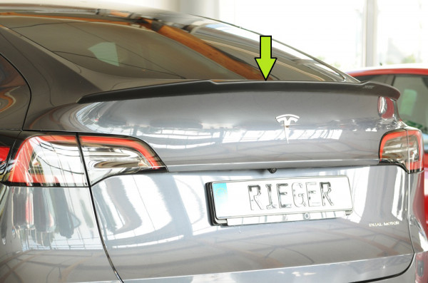 Rieger Heckklappenspoiler matt schwarz für Tesla Model Y (003/005) 03.20-