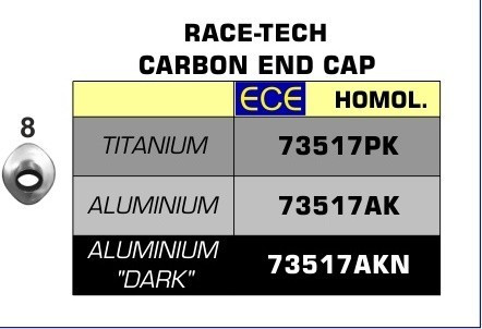 Arrow Race-Tech Aluminium Endschalldämpfer passend für Kymco XCITING 400i S