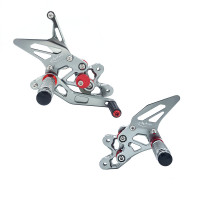 TRACK Fußrastenanlage titanfarben passend für Suzuki GSX-R600 2006-2010 ABE TRACK Fußrastenanlage titanfarben passend für Suzuki GSX-R600 2006-2010 ABE