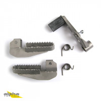alpha Technik Fußrastensatz passend für BMW R80GS/R100GS mit Schalthebel alpha Technik Fußrastensatz passend für BMW R80GS/R100GS mit Schalthebel