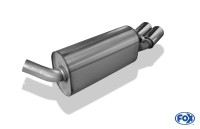 FOX Endschalldämpfer Ø50mm 2x80 Typ 13 passend für Opel Calibra A FOX Endschalldämpfer Ø50mm 2x80 Typ 13 passend für Opel Calibra A