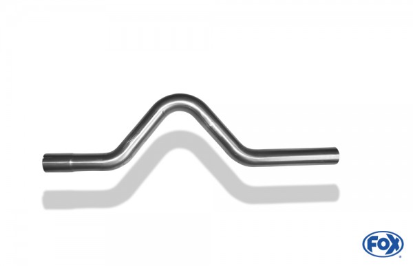 FOX Achsrohrbogen geweitet Ø55mm Edelstahl