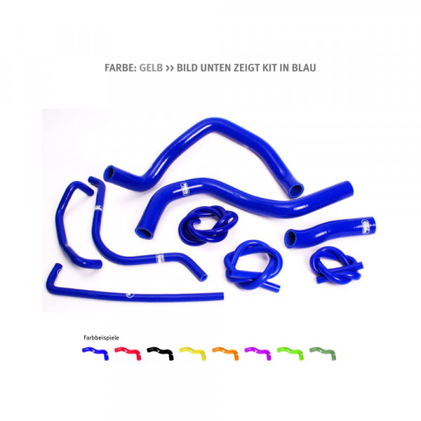 SAMCO SPORT Siliconschlauch Kit gelb passend für Suzuki GSXR600/750 2000-2003