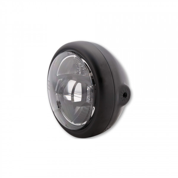 HIGHSIDER PECOS TYP 10 5 3/4 Zoll LED Scheinwerfer mit schwarzem Reflektor E-geprüft