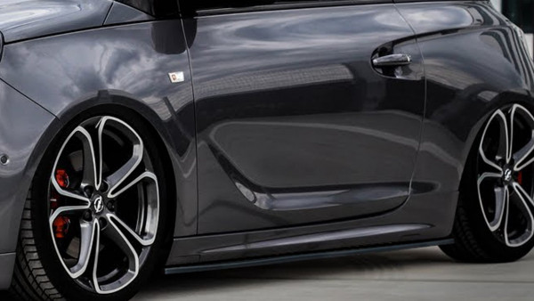 Seitenschweller im Cup Look passend für Opel Adam S + OPC Line ab Baujahr 2015