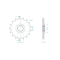 Ritzel 15 Zähne Teilung 520 passend für Kawasaki Ritzel 15 Zähne Teilung 520 passend für Kawasaki