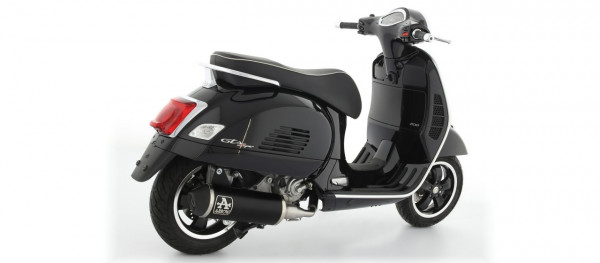 Arrow Urban Endschalldämpfer Aluminium Schwarz passend für Vespa GTS 300 HPE 21-24