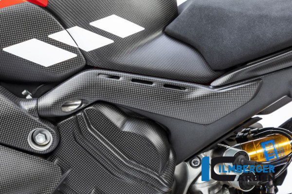 Ilmberger Carbon Abdeckung am Rahmenheck links matt für Ducati Panigale V4 / V4S ab 2018