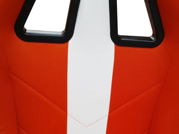 FK Gamesitz Rennsimulator für Rennspiele an PC und Spielekonsole orange/weiß