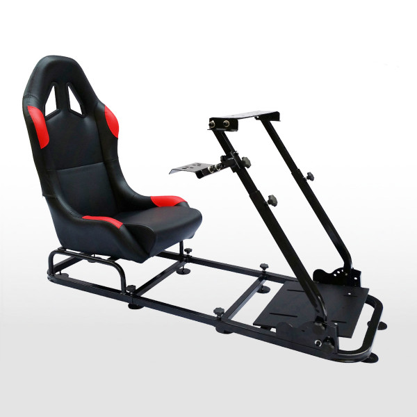 FK Gamesitz Spielsitz Rennsimulator eGaming Seats Monaco schwarz/rot
