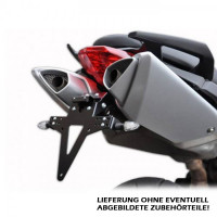 Kennzeichenhalter passend für Aprilia SL750 / GT Shiver verstellbar schwarz inkl. Reflektorhalter Kennzeichenhalter passend für Aprilia SL750 / GT Shiver verstellbar schwarz inkl. Reflektorhalter