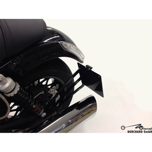Burchard Excellence Seitlicher Kennzeichenhalter mit Teilegutachten, für Moto Guzzi California 1400/