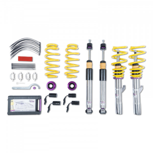 KW Gewindefahrwerk V3 inox (inkl. Stilllegung f. elektr. Dämpfer) VW TIGUAN II (AD1, 5N) Allrad 01/2