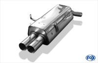 FOX Endschalldämpfer 2x76 Typ 10 passend für BMW E36 FOX Endschalldämpfer 2x76 Typ 10 passend für BMW E36