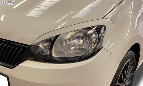 RDX Scheinwerferblenden passend für SKODA Citigo Böser Blick