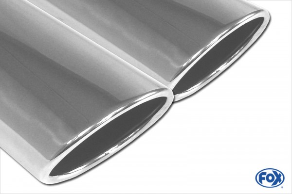 FOX Endschalldämpfer passend für Audi A8 4E S8-Optik Ø70mm