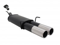 Novus Sportauspuff passend für Opel Astra G Coupe / Cabrio 2x90mm Novus Sportauspuff passend für Opel Astra G Coupe / Cabrio 2x90mm