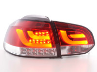 LED Rückleuchten Set VW Golf 6 Typ 1K 2008 bis 2012 rot/klar mit Led Blinker